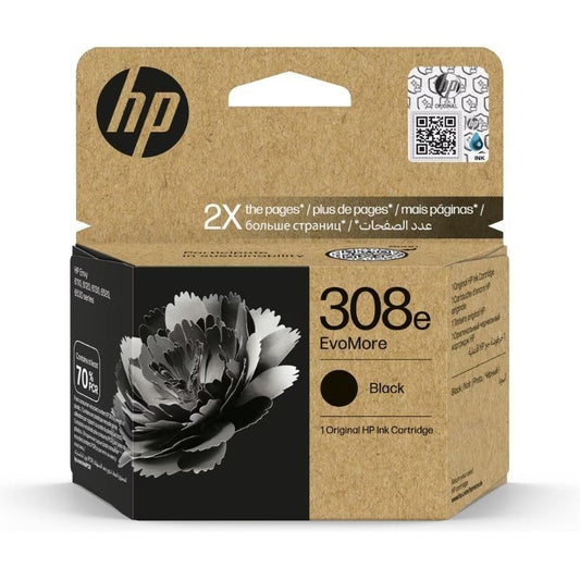 Cartucho de Tinta Original HP n.º 308e EvoMore/ Preto
