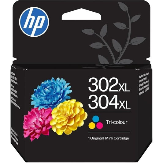 Cartucho de Tinta Original HP n.º 302XL/304XL/ Tricolor
