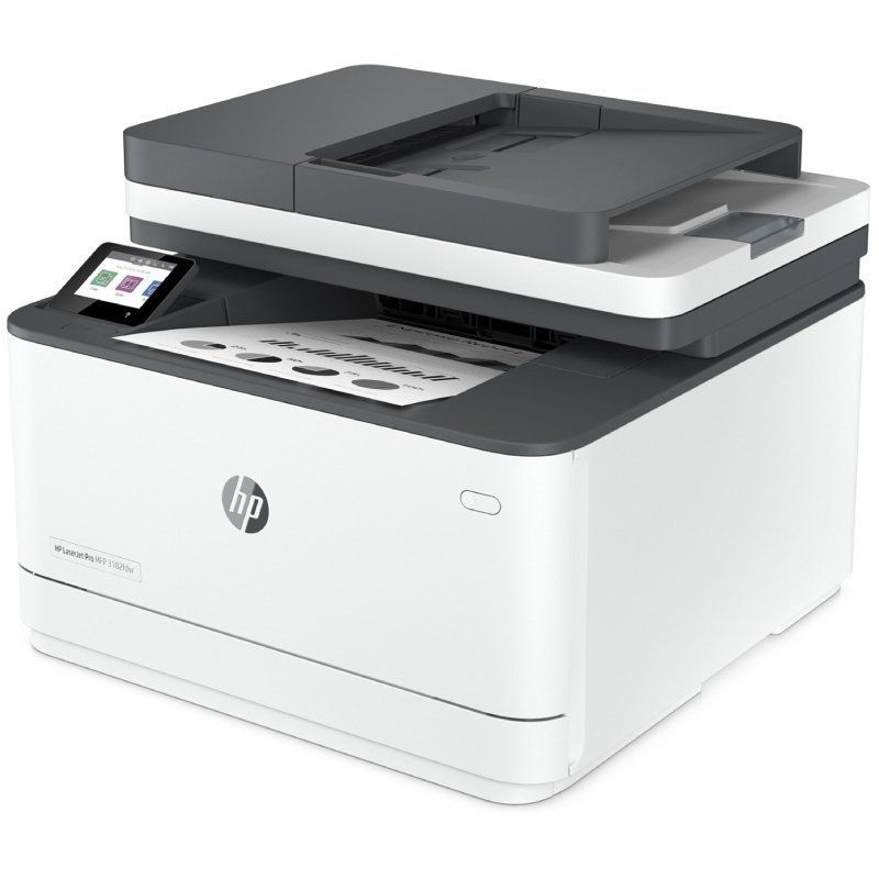 Multifunções Laser Monocromático HP Laserjet Pro 3102FDW WiFi/ Fax/ Duplex/ Branco