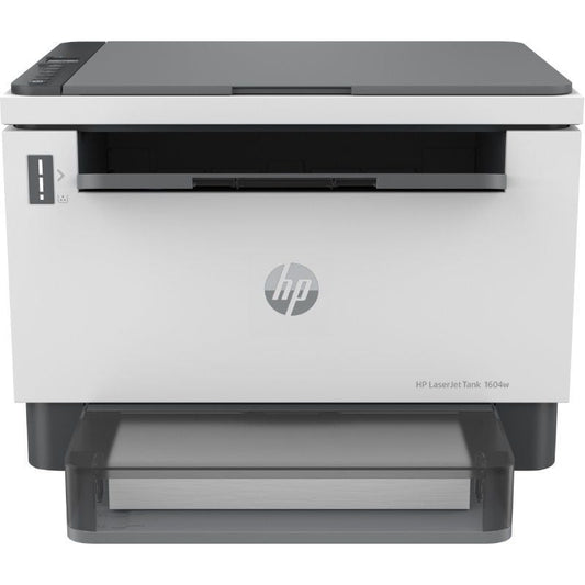 Multifunções Recarregável Laser Monocromático HP LaserJet Tank 1604w WiFi/ Branco