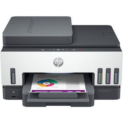 Multifunções Recarregável HP Smart Tank 7605 WiFi/ Fax/ Duplex/ Branca