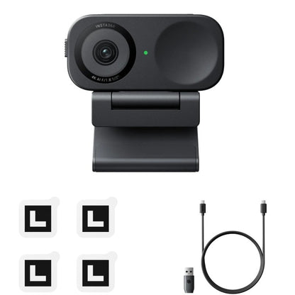 Webcam Insta360 Link 2C/ Seguimiento de IA/ Control por gestos/ 3840 x 2160 4K UHD