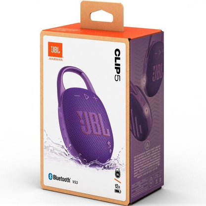Coluna Bluetooth JBL Clip 5/ 7W/ 1.0/ Roxo