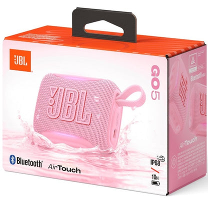 Coluna Bluetooth JBL GO 5/ 4.8W/ 1.0/ Rosa