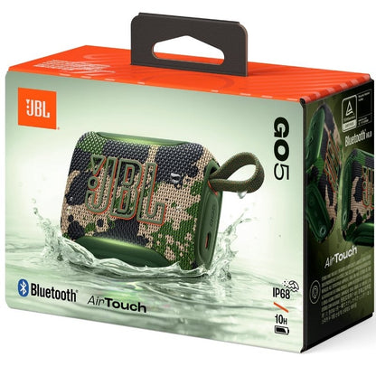 Coluna com Bluetooth JBL GO 5/ 4.8W/ 1.0/ Squad