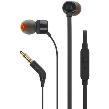 Auscultadores Intracanal JBL Tune 160/ com Microfone/ Jack 3.5/ Pretos