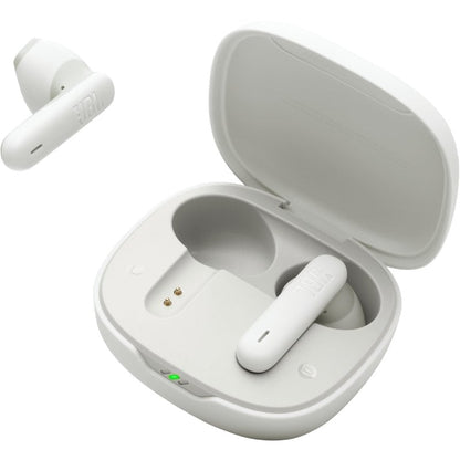 Auscultadores Bluetooth JBL Wave Flex 2 com caixa de carregamento/ Autonomia 10h/ Brancos