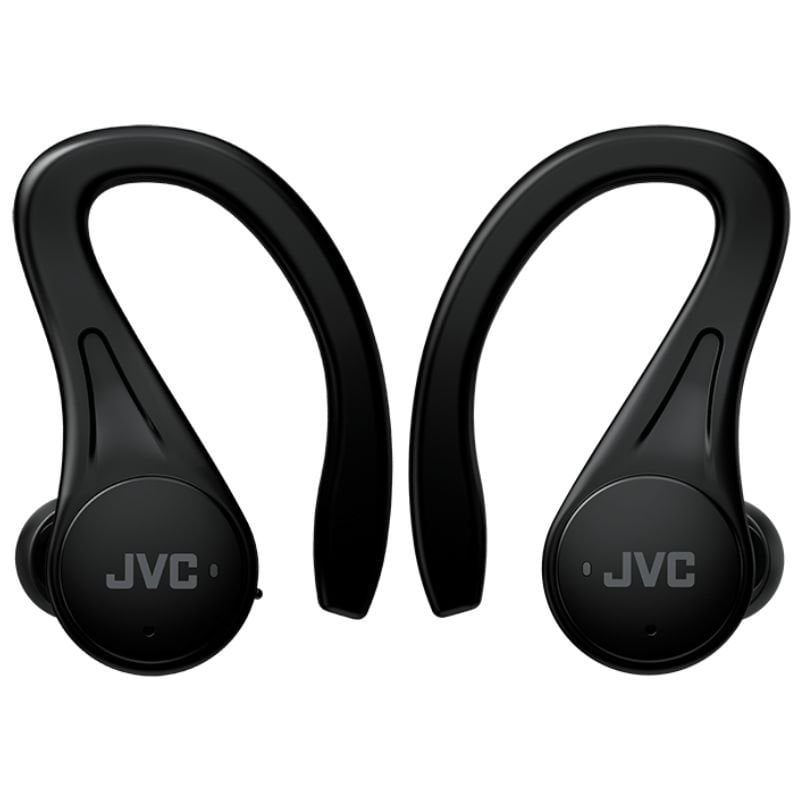 Auscultadores Bluetooth JVC HA-EC25T com estojo de carregamento/ Autonomia 7,5h/ Pretos