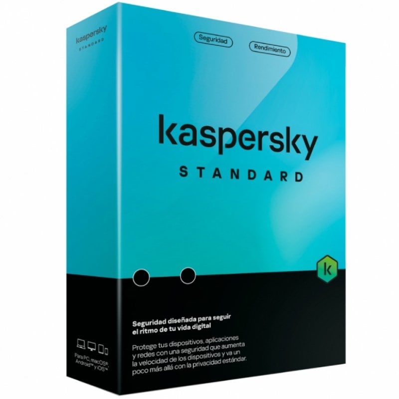 Antivírus Kaspersky Standard/ 1 Dispositivo/ 1 Ano