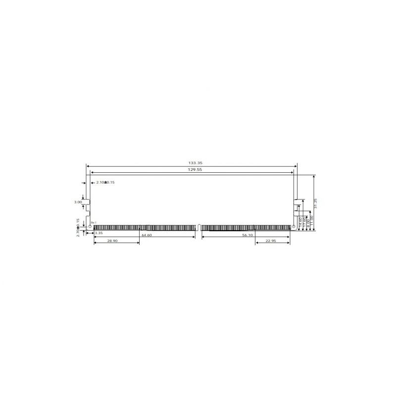 Memória RAM Kingston ValueRAM 4GB/ DDR4/ 2666MHz/ 1.2V/ CL19/ DIMM