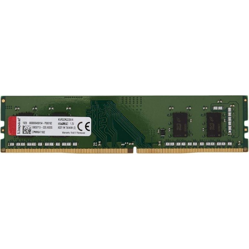 Memória RAM Kingston ValueRAM 4GB/ DDR4/ 3200MHz/ 1.2V/ CL22/ DIMM