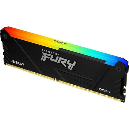 Memoria RAM Kingston FURY Beast RGB 8GB/ DDR4/ 3600MHz/ 1.35V/ CL17/ DIMM