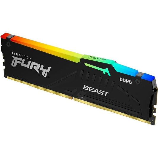 Memória RAM Kingston FURY Beast RGB EXPO 32GB/ DDR5/ 6000MHz/ 1.35V/ CL30/ DIMM