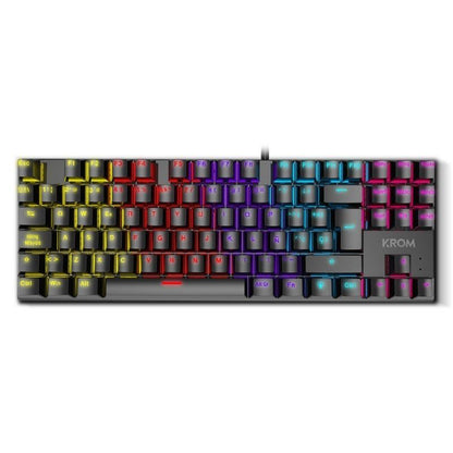Teclado Gaming Mecânico Krom Kasic TKL/ Preto