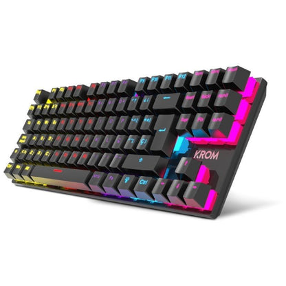 Teclado Gaming Mecânico Krom Kasic TKL/ Preto