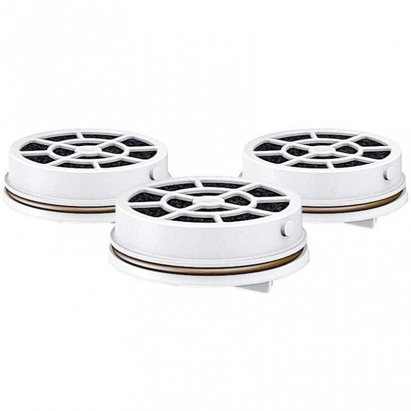 Filtro de Carbón FAST DISK Laica FD03A/ Pack de 3 Unidades/ Compatibilidad Flown go