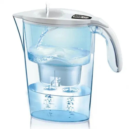Pack Jarro Filtrante Laica Stream AlkaWater/ 2.3L/ Branco/ Jarro + 1 Filtro AlkaWater