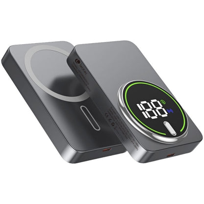Powerbank 10000mAh Leotec LEPOWW20W10G/ 20W/ Wireless/ Gris/ Incluye Cable USB Tipo-C