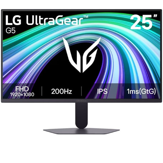 Monitor Gaming LG UltraGear G5 25G523B-B 25"/ Full HD/ 1ms/ 200Hz/ IPS/ Preto