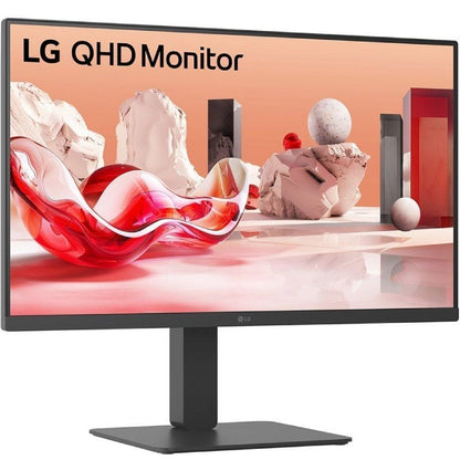 Monitor Profissional LG 27BA45QB-B 27"/ QHD/ Multimédia/ Regulável em altura/ Preto