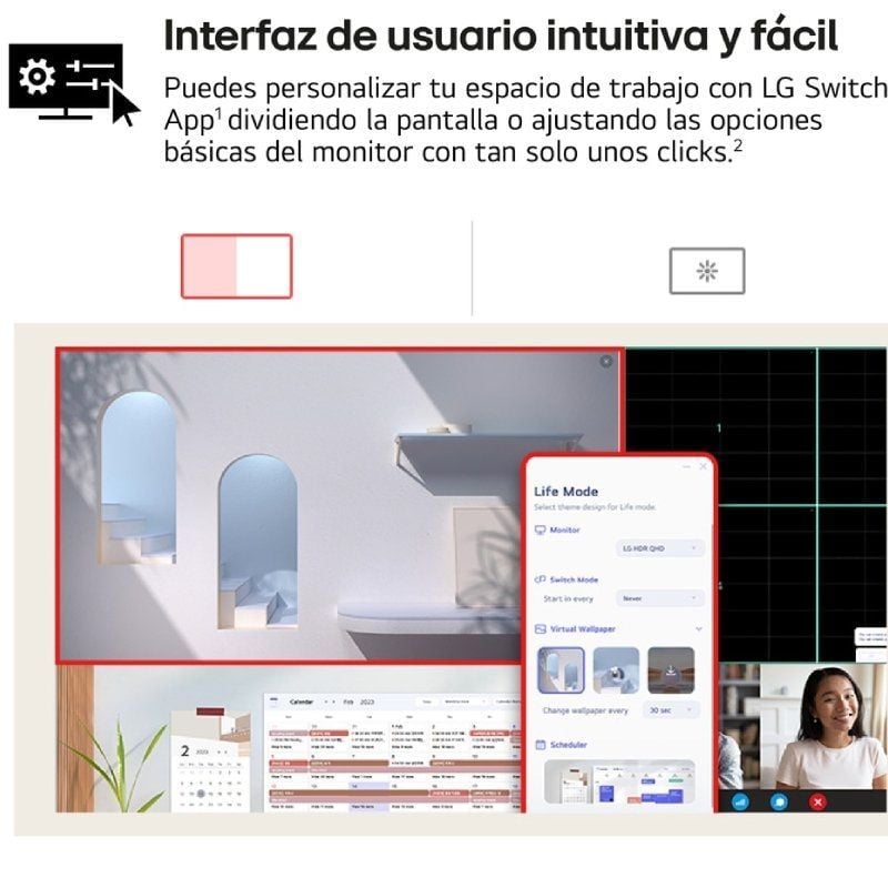 Monitor Multiusos LG UltraFine 27US500-W 27"/ 4K/ Multimédia/ Branco