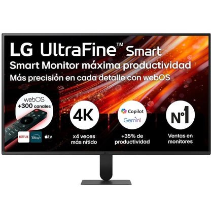 Smart Monitor LG Ultrafine 32U701SB-B 31.5"/ 4K/ Multimedia/ Smart TV/ Negro