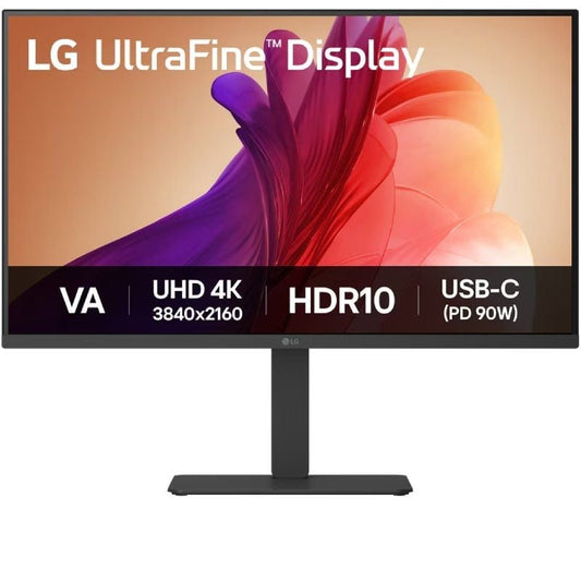Monitor Profissional LG UltraFine 32U720A-B 31.5"/ 4K/ Multimédia/ Ajuste de altura/ Preto