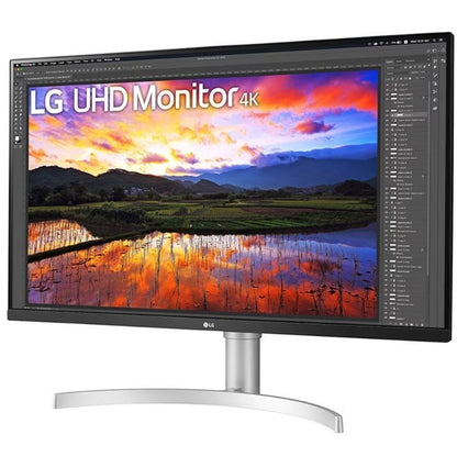 Monitor Profissional LG 32UN650K-W 31.5"/ 4K/ Multimédia/ Altura ajustável/ Branco
