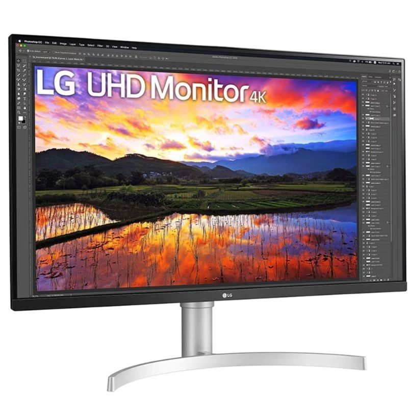 Monitor Profissional LG 32UN650K-W 31.5"/ 4K/ Multimédia/ Altura ajustável/ Branco