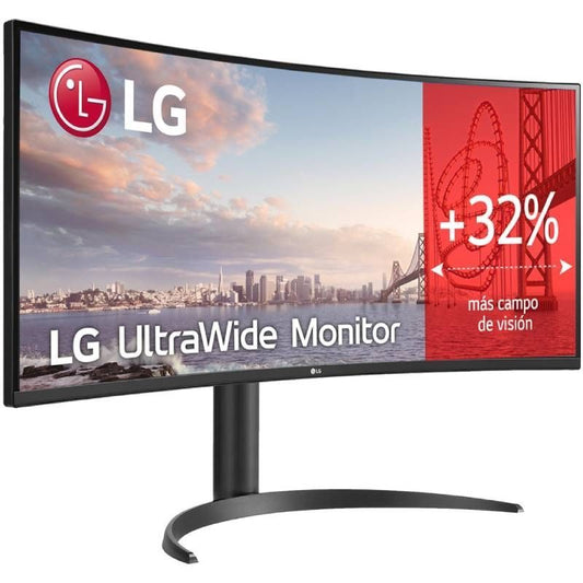 Monitor Profissional Ultrapanorâmico Curvo LG 34WR55QK-B 34"/ WQHD/ Ajustável em altura/ Preto