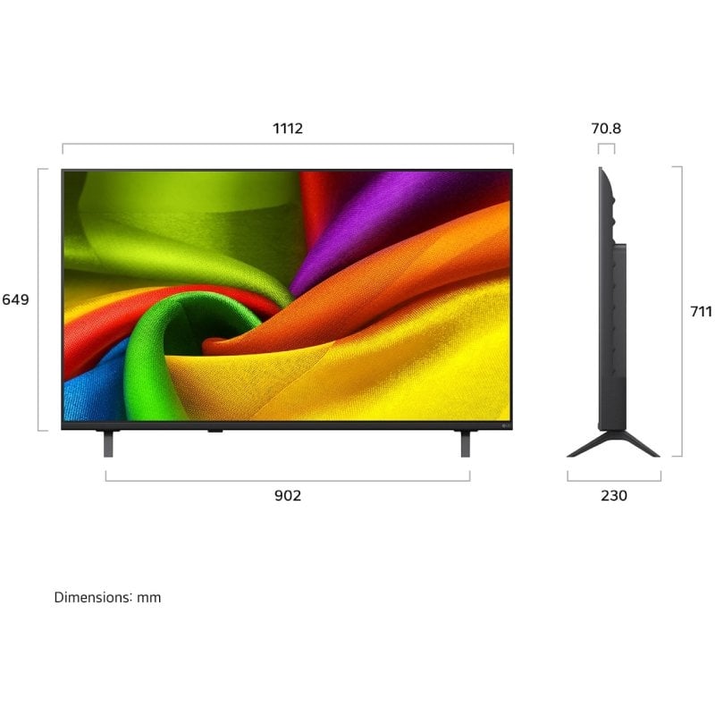 Televisor LG NanoCell 50NU850B6LA 50"/ Ultra HD 4K/ Smart TV/ WiFi/ Negro