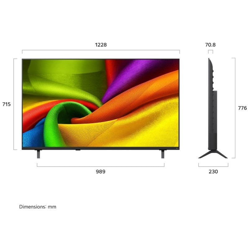 Televisor LG NanoCell 55NU850B6LA 55"/ Ultra HD 4K/ Smart TV/ WiFi/ Negro