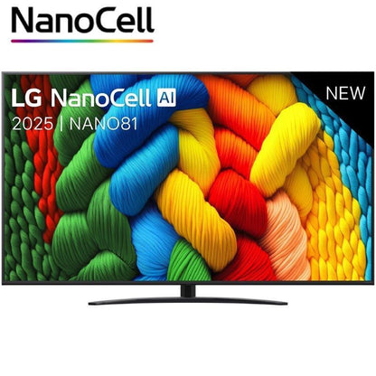 Televisor LG NanoCell 65NANO81A6A 65"/ Ultra HD 4K/ Smart TV/ WiFi