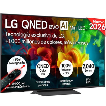 Televisor LG QNED evo AI QNED8EB Mini LED 65QNED83B6A 65"/ Ultra HD 4K/ Smart TV/ WiFi