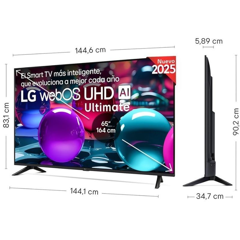 Televisor LG UHD 65UA73006LA 65"/ Ultra HD 4K/ Smart TV/ WiFi