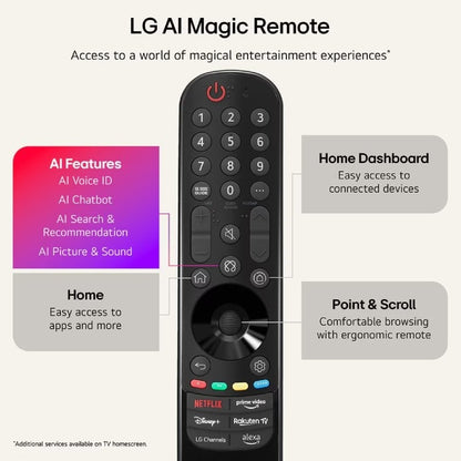 Televisor LG QNED MiniLED AI QNED72 75QNED72B6A 75"/ Ultra HD 4K/ Smart TV/ WiFi