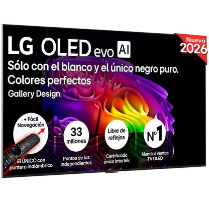 Televisor LG OLED Evo AI G6 OLED55G68LW 55"/ Ultra HD 4K/ Smart TV/ WiFi
