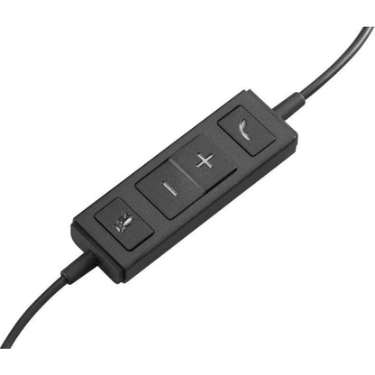 Auriculares Logitech H570E/ com Microfone/ USB/ Preto