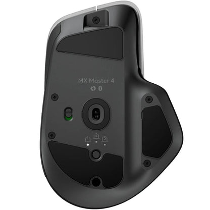 Rato Ergonómico Sem Fios Logitech MX Master 4/ Bateria recarregável/ Até 8000 DPI/ Grafite