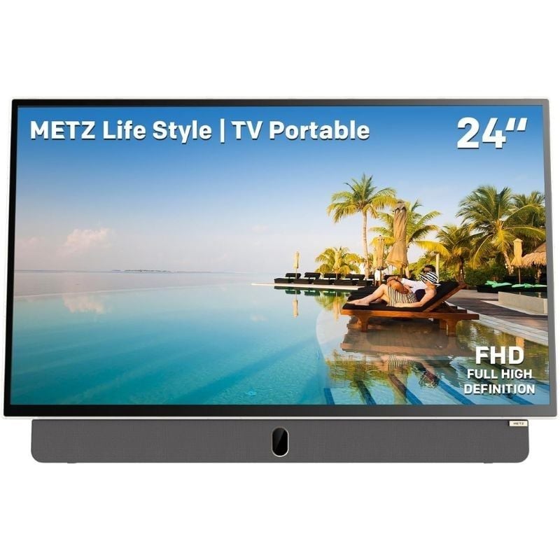 Televisor Portátil Metz 24MPE7000Z 24"/ Full HD/ Smart TV/ WiFi