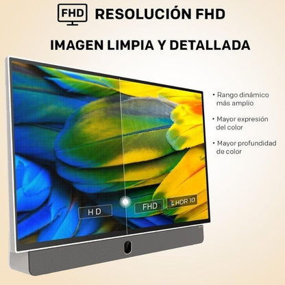 Televisor Portátil Metz 24MPE7000Z 24"/ Full HD/ Smart TV/ WiFi