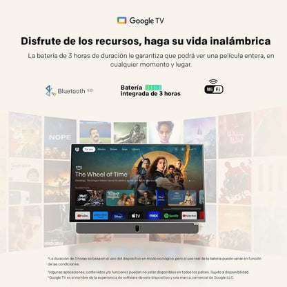Televisor Portátil Metz 24MPE7000Z 24"/ Full HD/ Smart TV/ WiFi