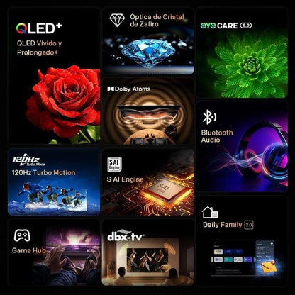 Televisor Metz QLED+ 43MQF7500Z 43"/ Ultra HD 4K/ Smart TV/ WiFi