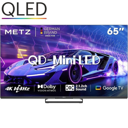 Televisor Metz QLED-MiniLED 65MNE8000Z 65"/ Ultra HD 4K/ Smart TV/ Wi-Fi