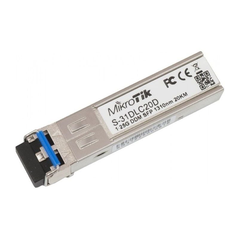 Módulo SFP Transceptor de Fibra Ótica Mikrotik S-31DLC20D