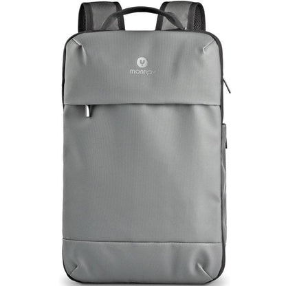 Mochila Expansible NGS Monray Sacks Horizon para Portátiles hasta 14"/ Impermeable/ Gris