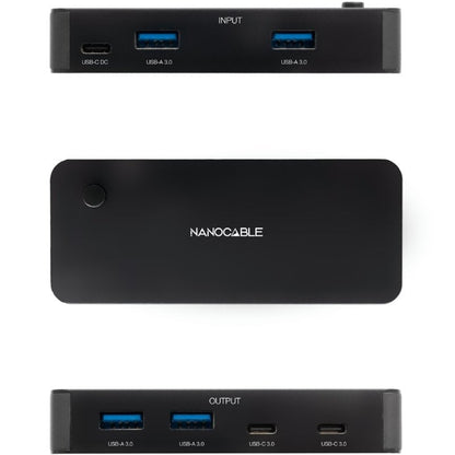 Switch Conmutador USB Nanocable 10.12.0011/ 2x USB/ 2x USB Tipo-C