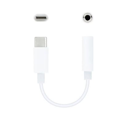 Conversor USB Tipo-C Nanocable 10.24.1205-W/ USB Tipo-C Macho - Jack 3.5 Fêmea