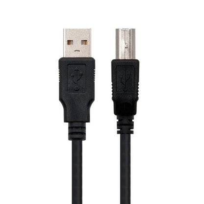 Cabo USB 2.0 Impressora Nanocable 10.01.0104-BK/ USB Tipo-B Macho - USB Macho/ 3m/ Preto