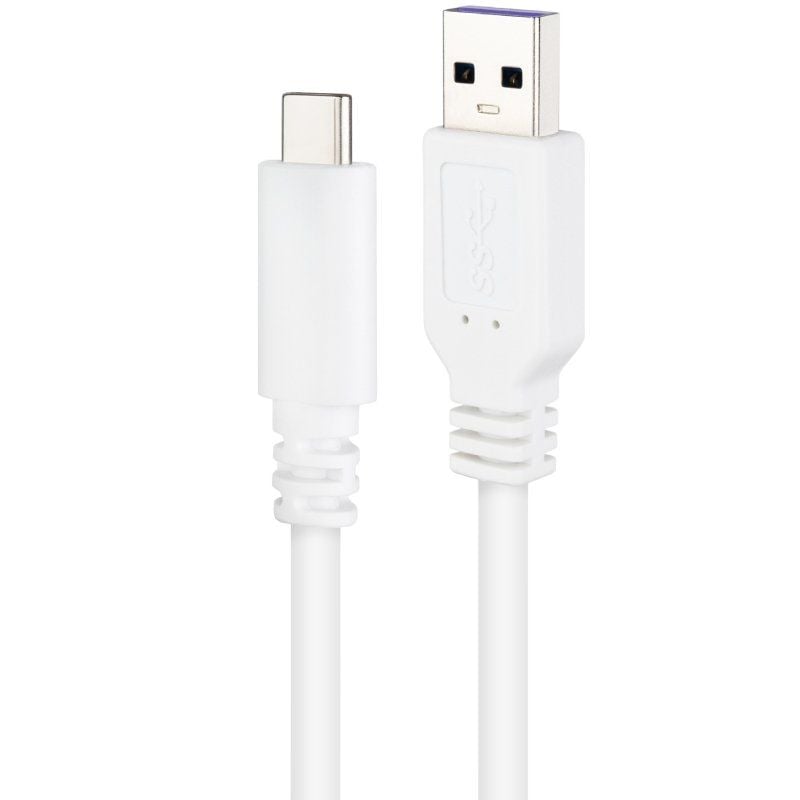 Cabo USB 2.0 Nanocable 10.01.2100-W/ USB Tipo-C Macho - USB Macho/ 480Mbps/ 50cm/ Branco